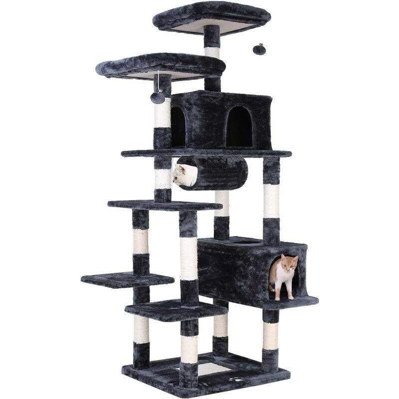 

MVPOWER Poste rascador 203cm Gris oscuro