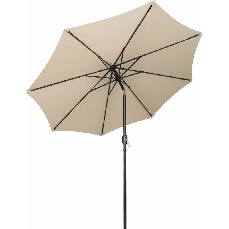 

Sombrilla, protección UV UPF 50 +, 180 g / m², 2,7m. (Caqui) - Mvpower