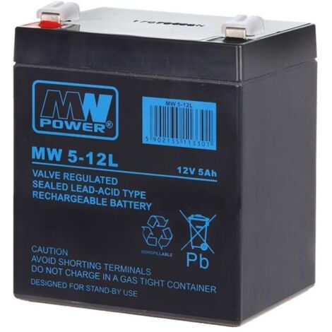 MW 5-12L : Batterie AGM 12V/5Ah 9070107 (T2)