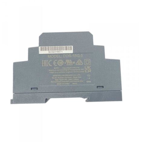 MW MEAN WELL DDR-15G-5 Convertitore tipo DC-DC per Guida DIN Input 9-36V Output 5V 3A 15W