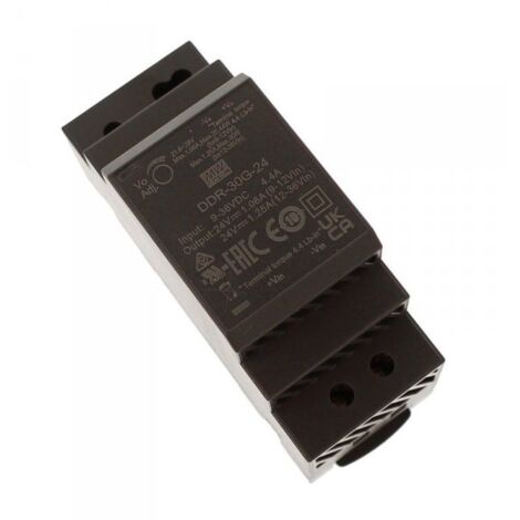 MW MEAN WELL DDR-30G-24 Alimentatore a montaggio su guida DIN Input 9-36V Output 24V 1,25A 30W