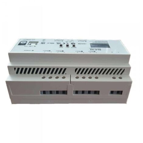 MW MEAN WELL DLC-02-KN Gateway KNX-DALI LED Driver Da Guida DIN 2 Linee DALI 4 Relè