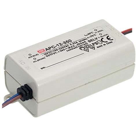 Mw-mean-well Driver LED de Corriente Constante Blanco 12W