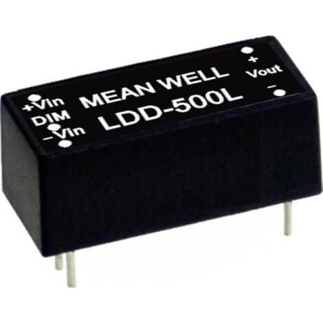 MW Mean Well Driver per LED Corrente costante 300 mA 2 - 28 V/DC dimmerabile 1 pz.