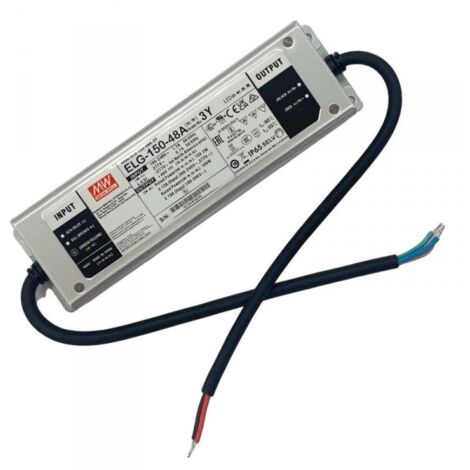 MW MEAN WELL ELG-150-48A-3Y Alimentatore IP67 150W 48V 3,13A Input 220V e 110V