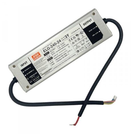 MW MEAN WELL ELG-240-24-3Y Alimentatore IP67 200W 24V 10A Input 220V e 110V
