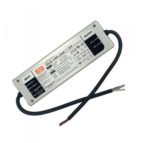 MW MEAN WELL ELG-240-24A-3Y Alimentatore IP67 200W 24V 10A Input 220V e 110V
