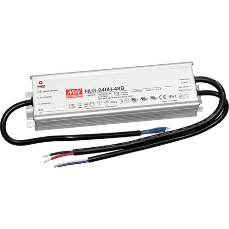 MW Mean Well HLG-240H-48B LED-Treiber, LED-Trafo  Konstantspannung, Konstantstrom 240 W 5 A 24 - 48