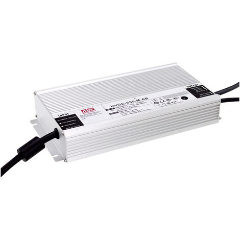MW Mean Well HVGC-650-L-AB LED-Treiber Konstantleistung 649.6 W 2.8 - 3.5 A 92.8 - 232 V/DC einstel