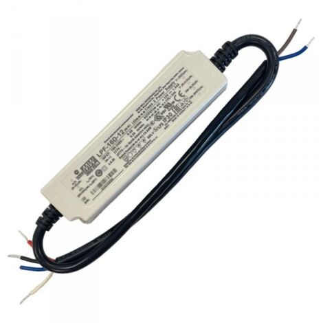 MW MEAN WELL LPF-16D-12 Alimentatore Led Driver CC CV 12V 1,34A 16W IP67 Input 220V e 110V Dimmerabile 3 In 1