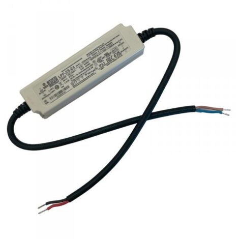 MW MEAN WELL LPF-25-24 Alimentatore Led Driver CC CV 24V 1,05A 25W IP67 Input 220V e 110V