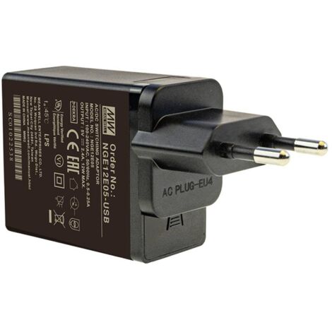 MW Mean Well NGE12E05-USB Bloc d'alimentation à tension fixe 5 V/DC 12 W Q815573