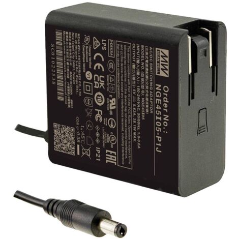 MW Mean Well NGE45I24-P1J Bloc d'alimentation à tension fixe 45.1 W