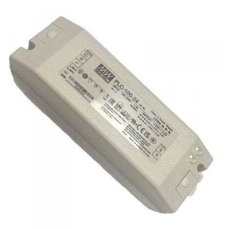 MW MEAN WELL PLC-100-24 Alimentatore 24V 4A 100W Con Scatola Chiusa In Plastica Input 220V e 110V