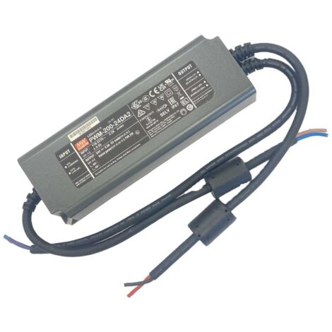 MW MEAN WELL PWM-200-24DA2 Alimentatore Led Dimmerabile DALI e DALI-2 200W 24V 8,3A IP67 Input 220V e 110V
