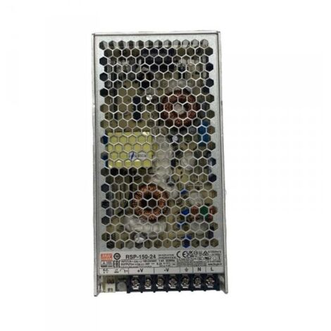 MW MEAN WELL RSP-150-24 Alimentatore Led 150W 24V 6,3A Senza Ventola Input 220V e 110V