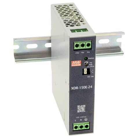 MW Mean Well XDR-150E-12 Alimentation rail DIN 12 V 11 A 132 W Contenu 1 pc(s) W295783