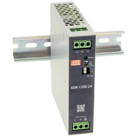 MW Mean Well XDR-150E-48 Alimentation rail DIN 48 V 3.25 A 156 W Contenu 1 pc(s) W295703