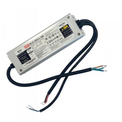 MW MEAN WELL XLG-200-L-AB Led Driver Corrente Costante 700mA 142-285V 200W IP67 Dimmerabile 3 In 1