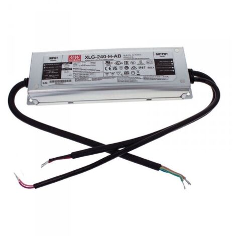 MW MEAN WELL XLG-240-H-AB Led Driver Corrente Costante 4900mA 27-56V 240W IP67 Dimmerabile 3 In 1