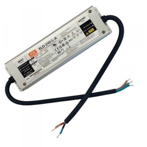 MW MEAN WELL XLG-240-L-A Led Driver Corrente Costante 700mA 178-342V 240W IP67 Input 220V e 110V