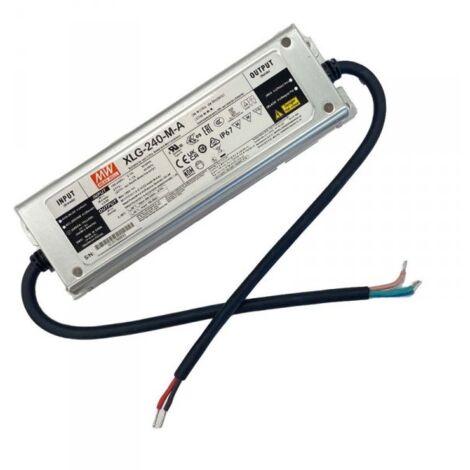 MW MEAN WELL XLG-240-M-A Led Driver Corrente Costante 1400mA 90-171V 240W IP67 Input 220V e 110V