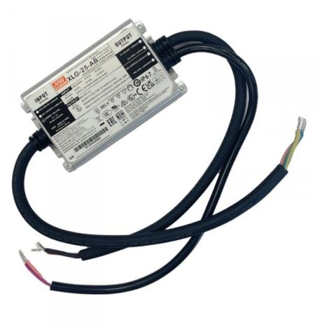 MW MEAN WELL XLG-25-AB Led Driver Corrente Costante 700mA 22-54V 25W IP67 Dimmerabile 3 In 1