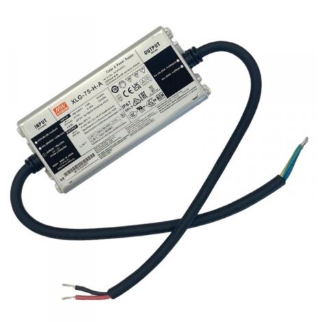 MW MEAN WELL XLG-75-H-A Led Driver Corrente Costante 1400mA 27-56V 75W IP67 Input 220V e 110V