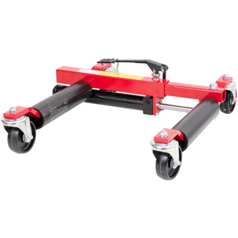 Mw Tools – Chariot hydraulique de déplacement pour roues de voiture 675 kg – Largeur de roue 300 mm – AWD070