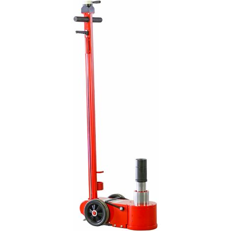 Mw Tools – Cric rouleur camion poids lourd hydro-pneumatique 40 T – Hauteur levée 75 mm – Vérin renforcé chromé – HPK2040L
