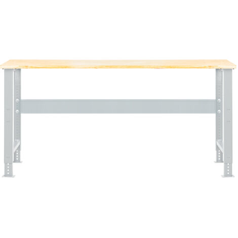 Mw Tools – Établi modulaire multiplex 2000 mm – Capacité de charge 400 kg – Cadre métal peinture époxy – Hauteur réglable 810-1180 mm – MOD200
