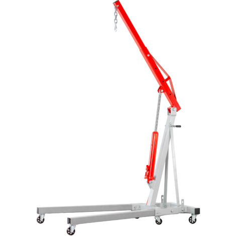 Mw Tools – Grue d'atelier 2 t – Hauteur de levage 2150 mm – Capacité 2000 kg – Châssis en acier robuste – CAT620