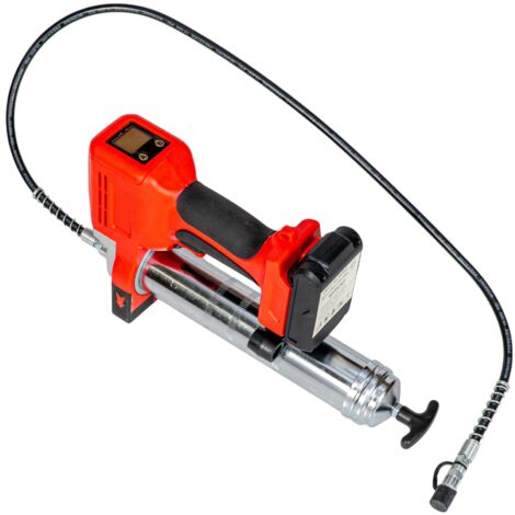 Mw Tools – Pompe à graisse électrique sans fil 21V – Débit 100-140 g/min – Pression max 690 bars – Avec 2 batteries 2.0Ah – GRSPP21V