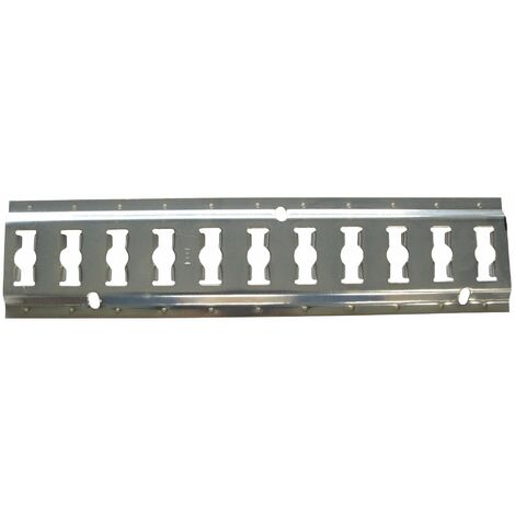 Mw Tools – Rail de guidage en acier plat/rond 3m – Profil H130x3mm – Pour maintien de sangles PBLSJ – BARAIL3MPR