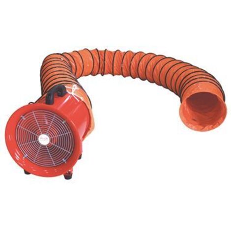 Mw Tools – Tuyau d’aspiration Ø200mm 10m en nylon ininflammable – Pour ventilation efficace – Compatible ventilateur MMV200PP – 722313491