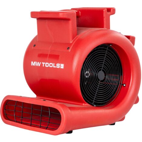 Mw Tools – Ventilateur sécheur 1080 W – Débit d'air important – 3 angles de soufflage – Pour séchage rapide de planchers – RV4000