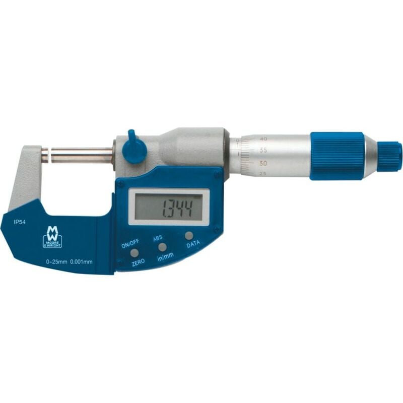 Moore&wright - MW201-01DAB Digital External Micrometer 0.25mm/0.1'