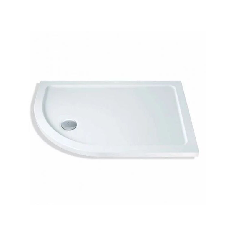 MX - Elements Offset Quadrant Shower Tray 1200mm x 800mm Left Handed (inc Waste)