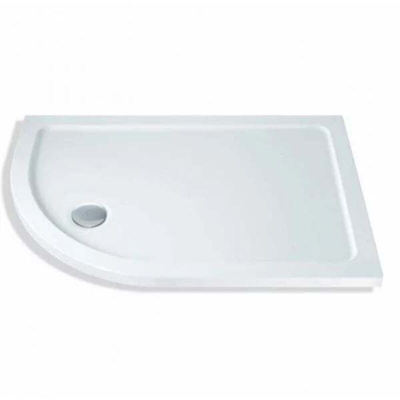 MX - Elements Offset Quadrant Shower Tray 900mm x 800mm Left Handed (inc Waste)