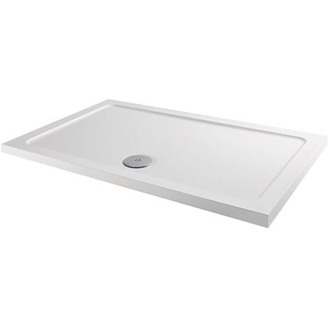 MX Elements Anti-Slip Rectangular Shower Tray 800mm x 700mm (inc Waste)