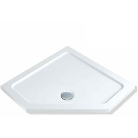MX Elements Anti-Slip Shower Pentagonal Tray 900mm x 900mm (inc Waste)