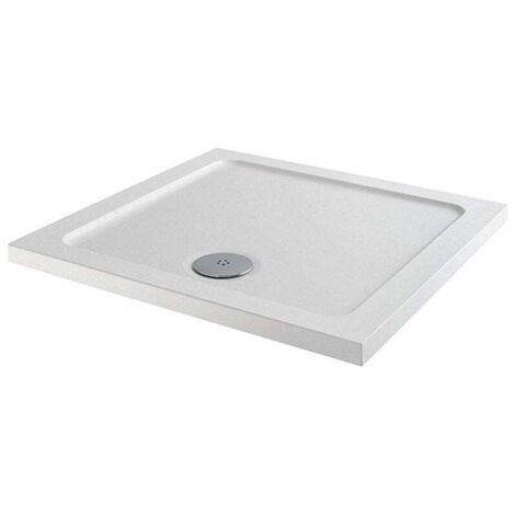 MX Elements Anti-Slip Square Shower Tray 800mm x 800mm (inc Waste)