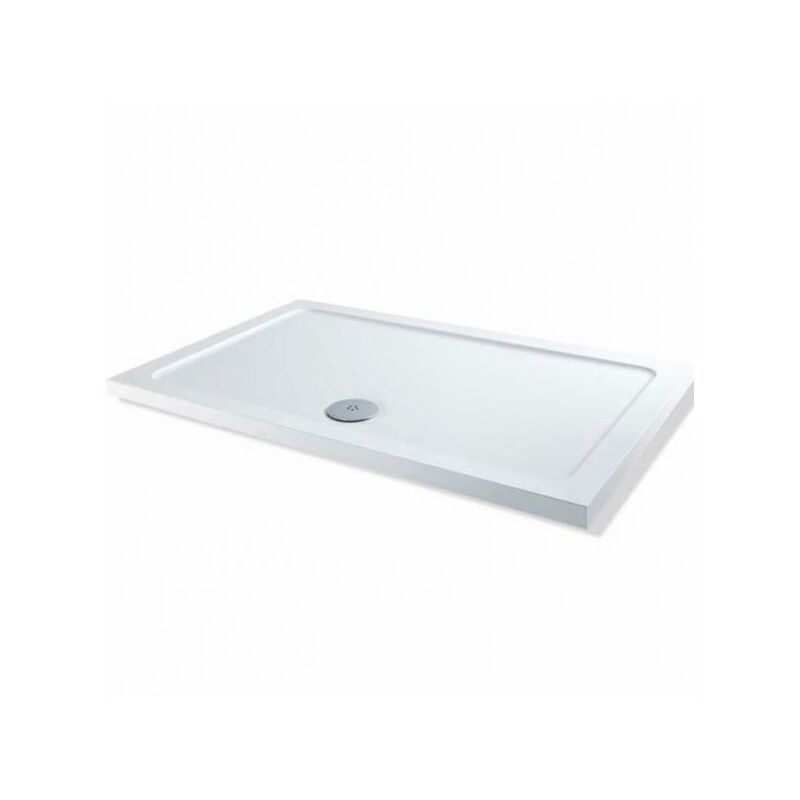 Elements Rectangular Shower Tray with Waste 2000mm x 900mm Flat Top - MX