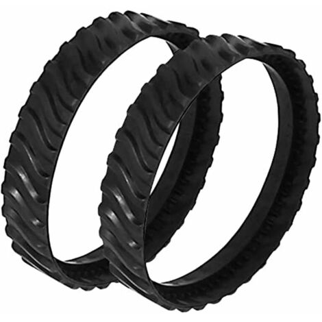 MX8 MX6 Roue de Rechange pour Nettoyeur de Piscine pour nettoyeurs de Piscine Baracuda (2 pièces),Superma,noir