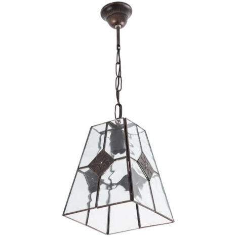 My Lamp - Deckenleuchte Estepa Silber 1xe27 20x20x11