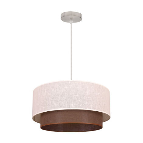 My Lamp - Doppelpendel 1l Beige/Beige Cilind (35/25/reg)