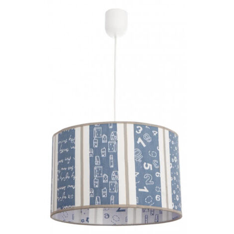 My Lamp - Lettres pendantes blanc/rouge 3xe27 Regx35d
