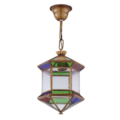 My Lamp - Pendelleuchte 1l E27 Lampenschirm Rot. Schwarz (35xreg)