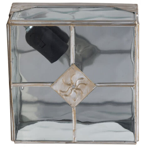 My Lamp - Pluton Series 3xe27 Square Ceiling Lamp White 40x40