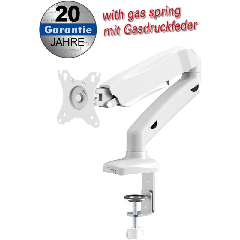 Mywall My Wall Hl 16 Wl Monitorhalterung Weiß Verstellbar Schreibtisch